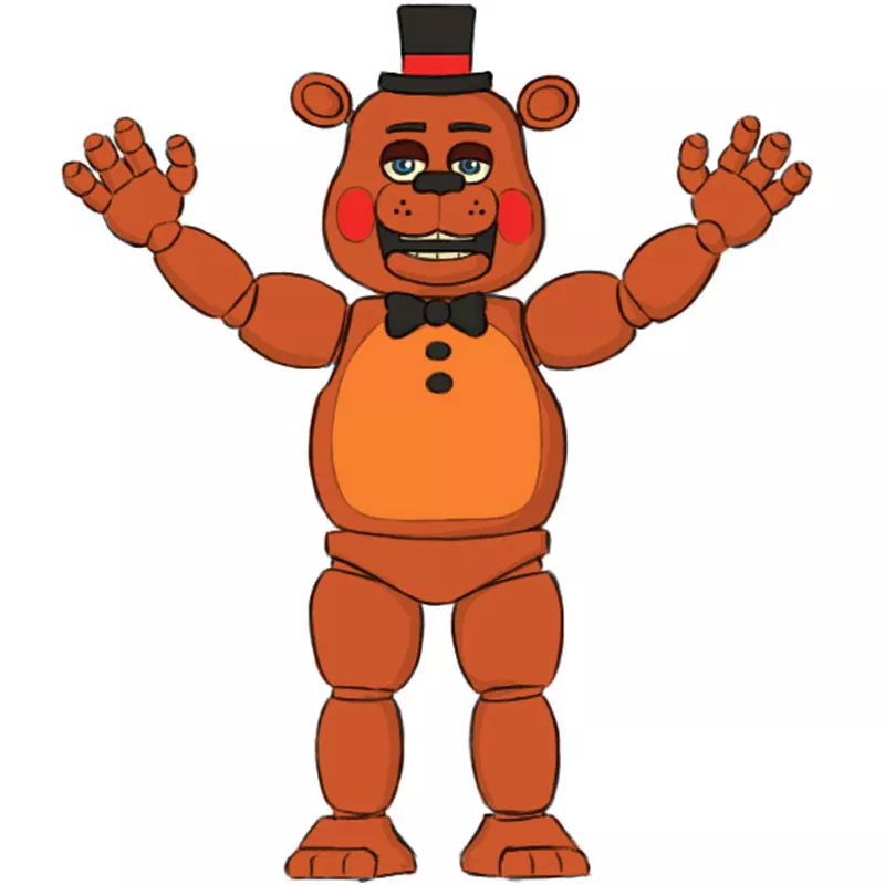 How to draw Freddy from FNAF 