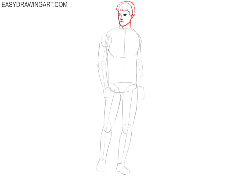 How to draw a person