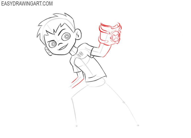 ben 10 drawing and colouring