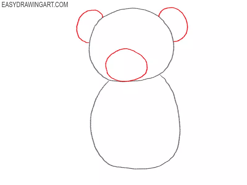 how to draw a valentine teddy bear