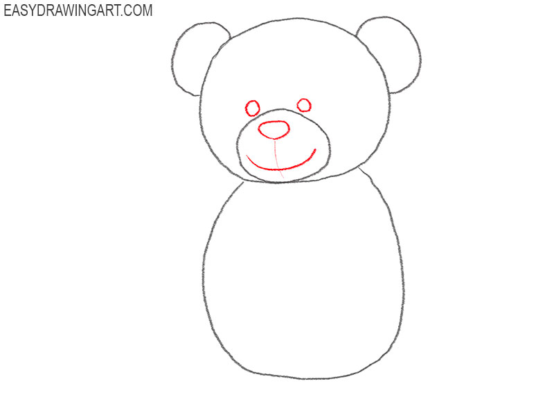 learn how to draw a teddy bear