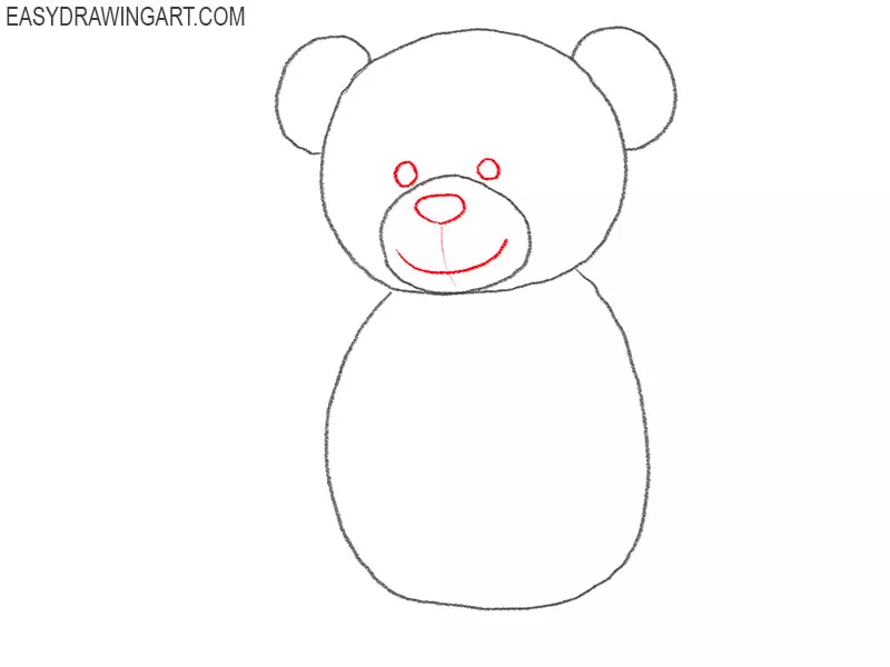 learn how to draw a teddy bear