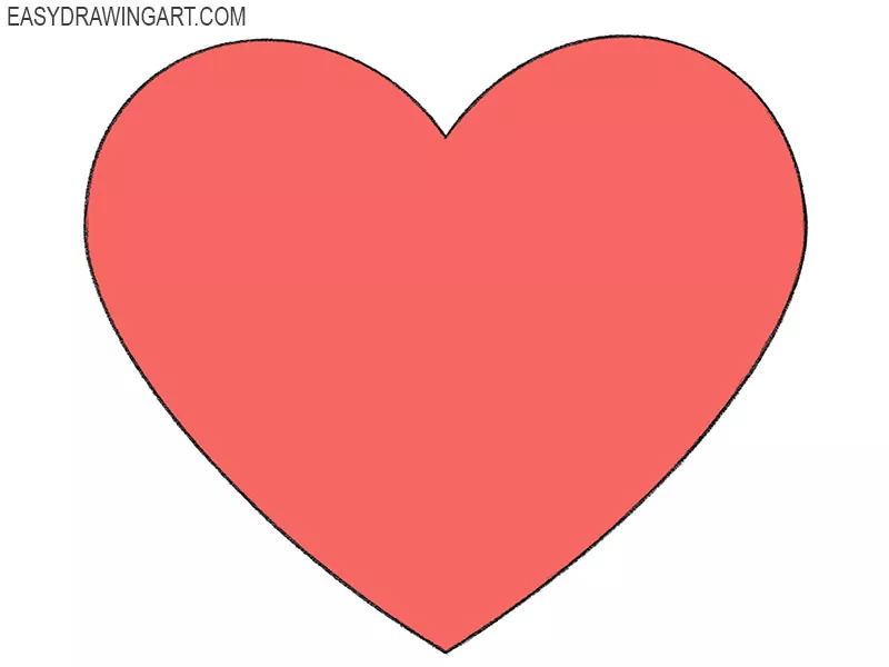 Color drawing of heart shape | Free SVG-saigonsouth.com.vn