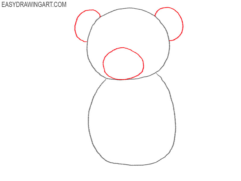 how to draw a valentine teddy bear
