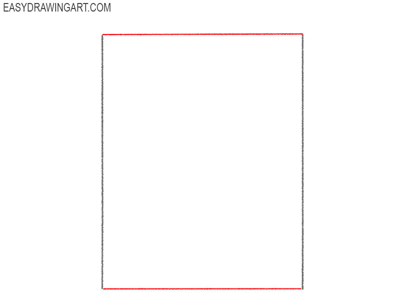how to draw a valentine card step by step