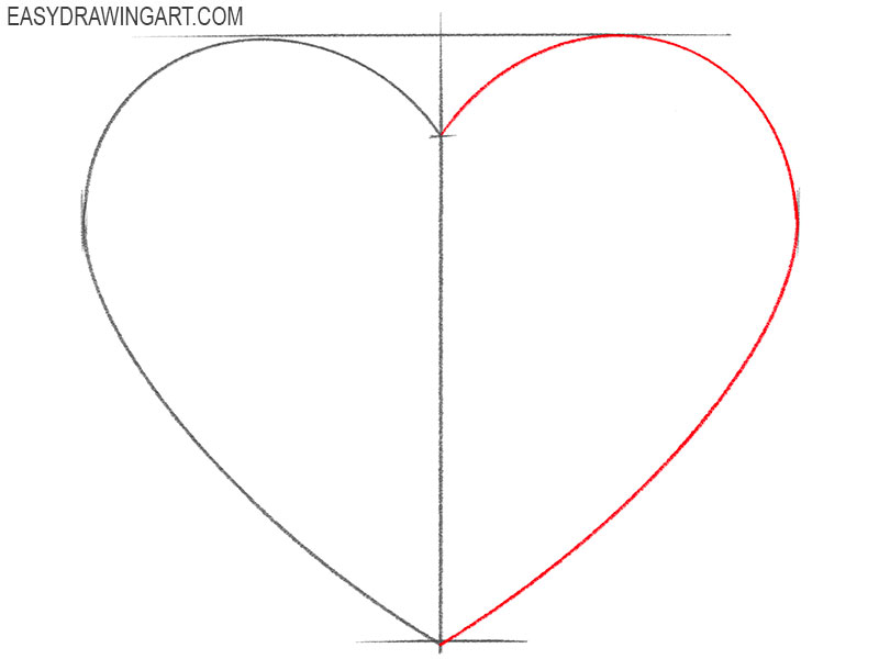 valentine heart drawing lesson