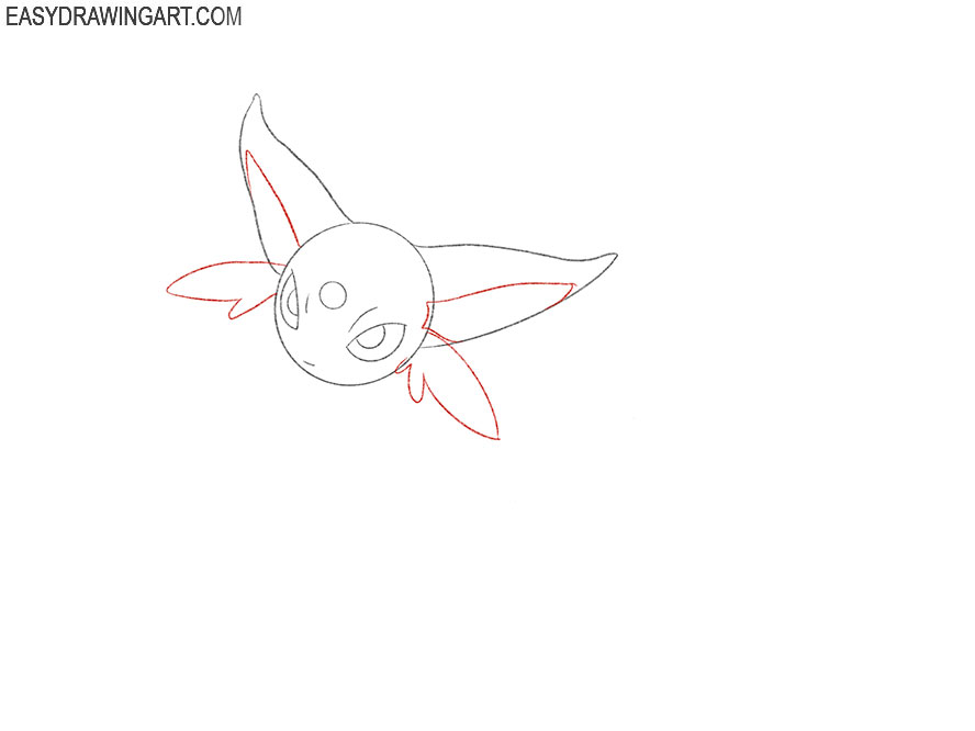 how to draw pokemon espeon
