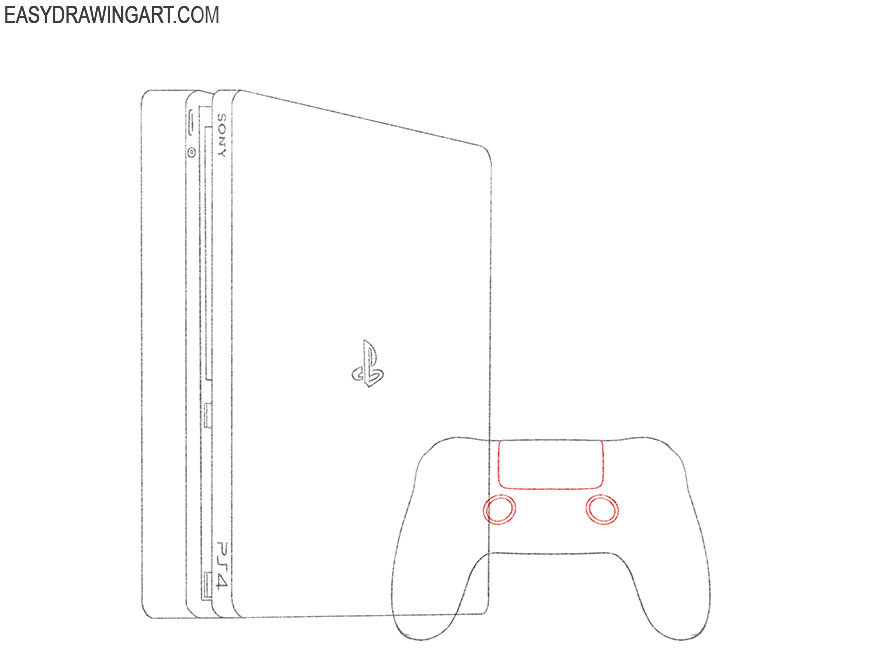 how to draw ps4 realistic