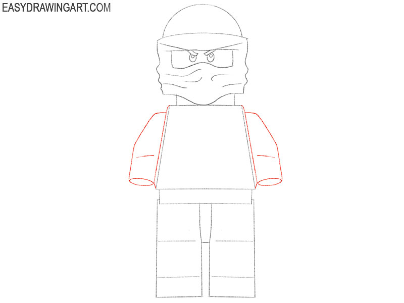 lego ninja drawing tutorial
