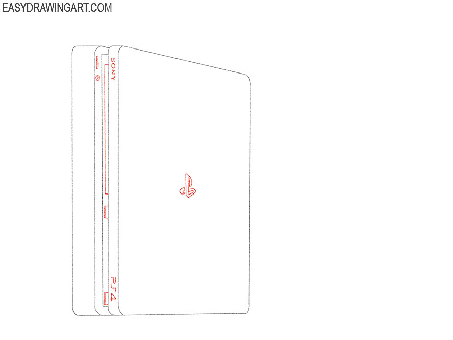 how to draw ps4 cartoon