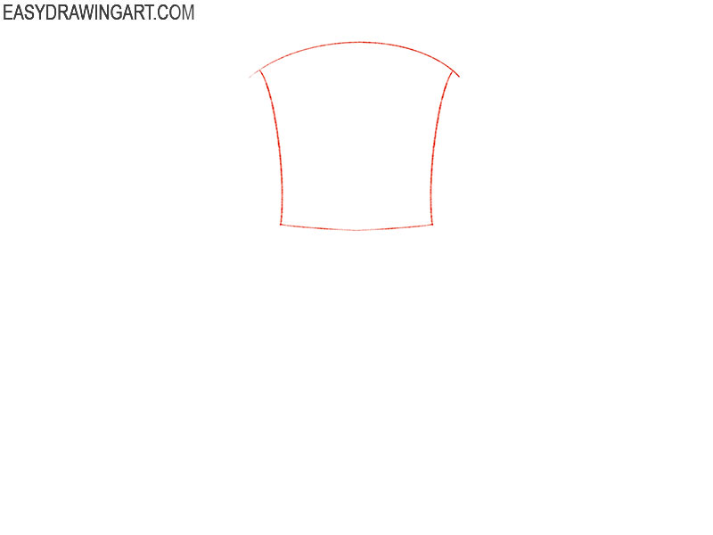 how to draw a trench easy