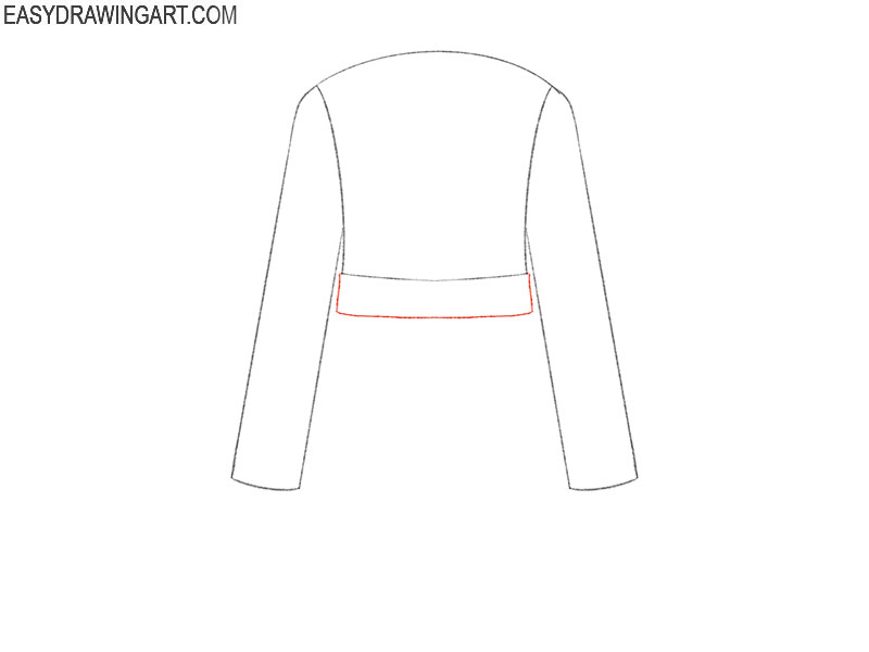 how to draw a trench coat for beginners