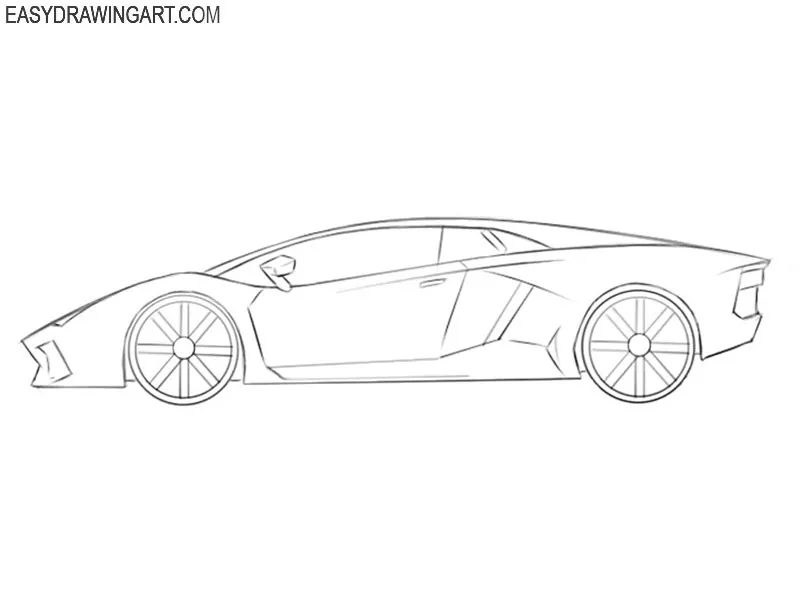 how-to-draw-a-lamborghini-side-view