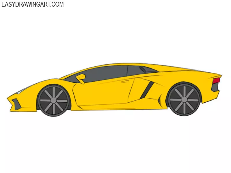 lamborghini aventador drawings