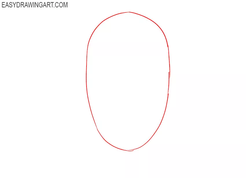 how to draw a cartoon female head