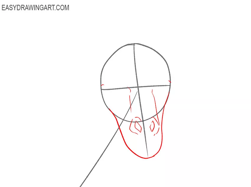 how to draw an easy giraffe head