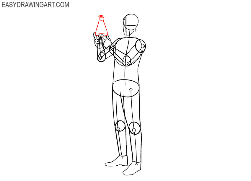 scientist drawing lesson