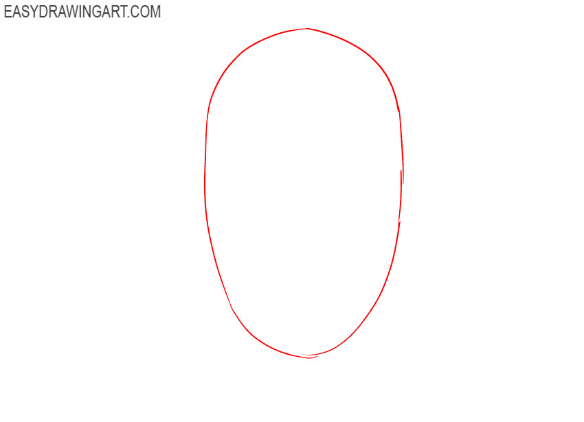 how to draw a cartoon female head