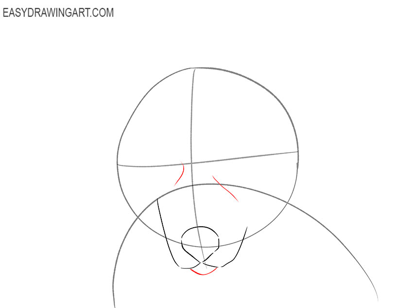how to draw a realistic husky face
