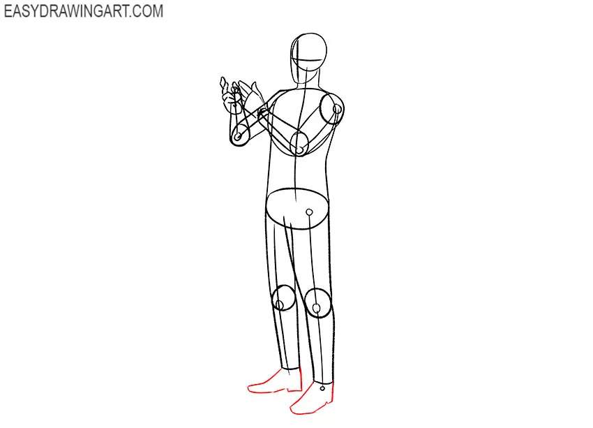 how to draw an easy cartoon scientist