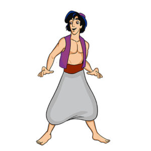 how to draw aladdin