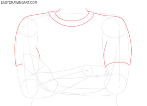 How to Draw Crossed Arms - Easy Drawing Art