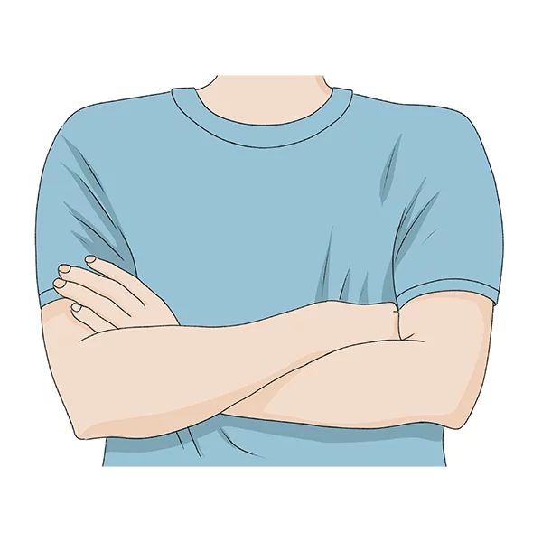 How to Draw Crossed Arms