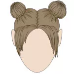 How to Draw Hair Buns