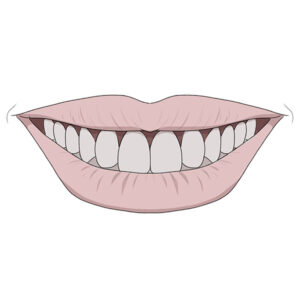 how to draw teeth