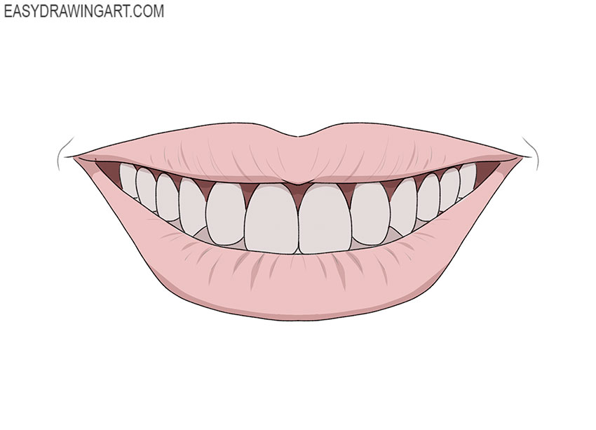 teeth drawing tutorial