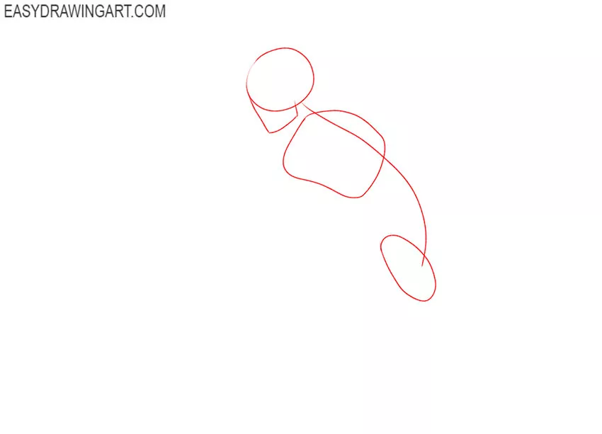 How to Draw a Sledding for beginners