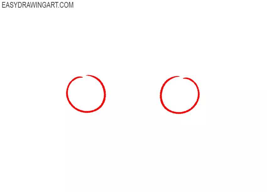 how to draw cat eyes cartoon step by step