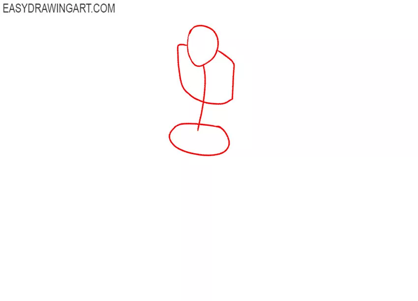 how to draw dabi easy