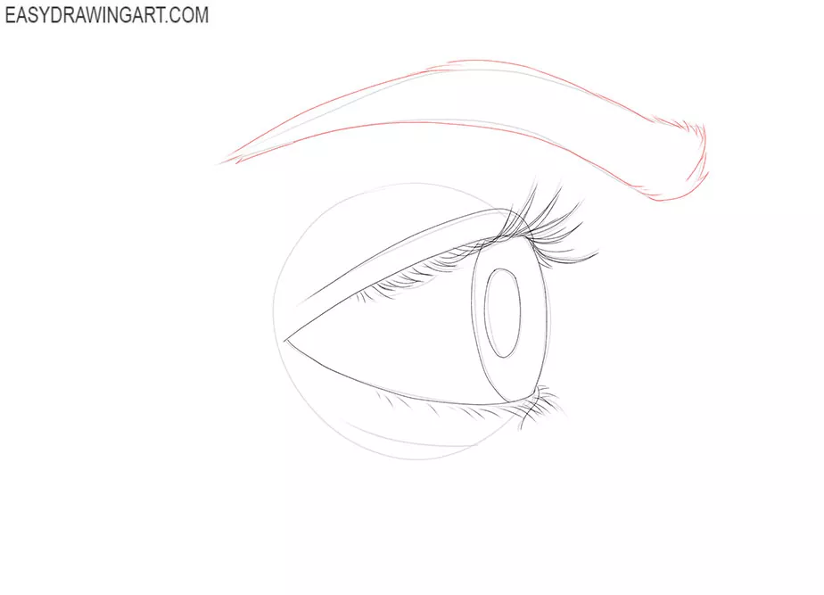 Eye from the Side drawing lesson