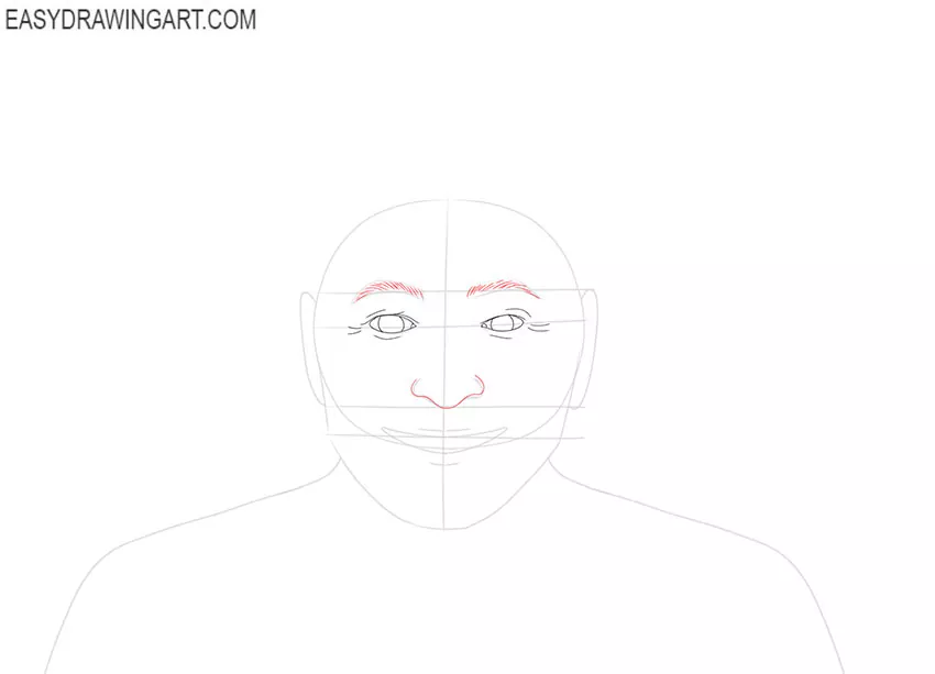 How to Draw Queen Elizabeth for beginners