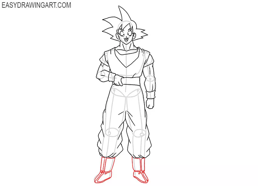 Goku drawing lesson