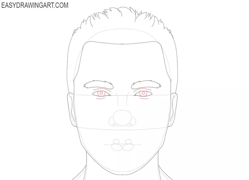 Human Face drawing guide
