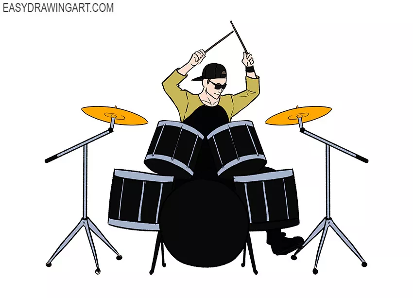 How to draw a Drum Set - video Dailymotion