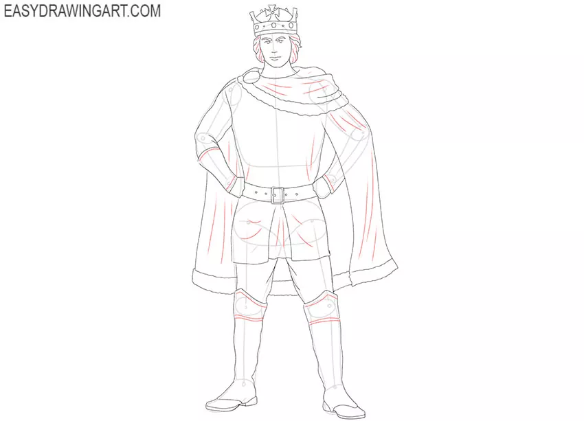 How to Draw King Ashoka (Emperors) Step by Step | DrawingTutorials101.com
