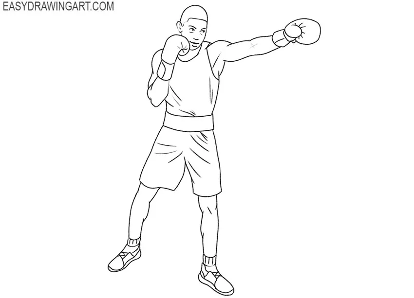 simple Boxer drawing
