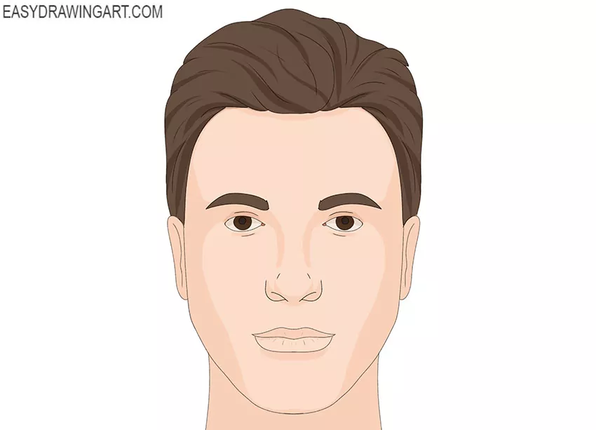 How to Draw a Person Face - Easy Drawing Art