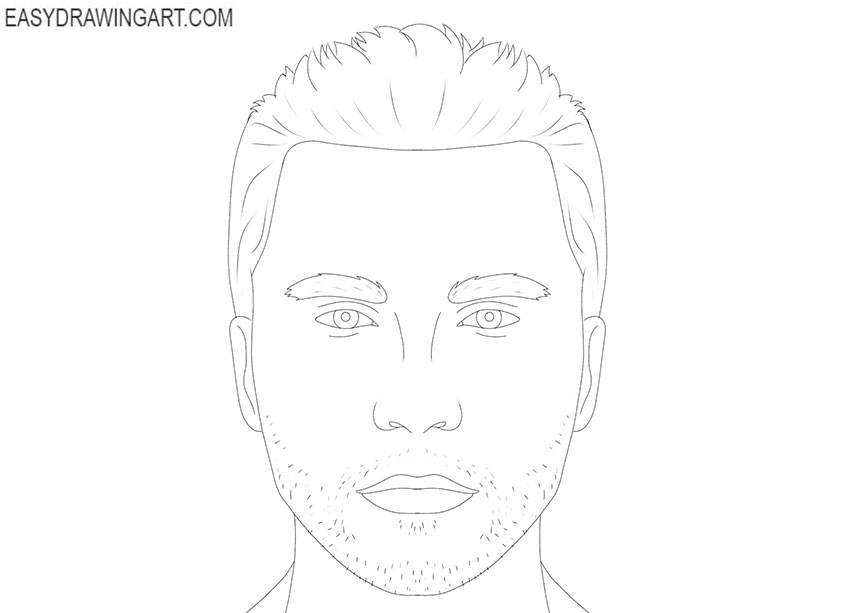 How to Draw a Boys Face