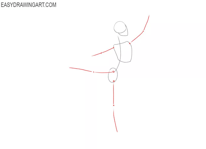 how to draw a ballerina realistic