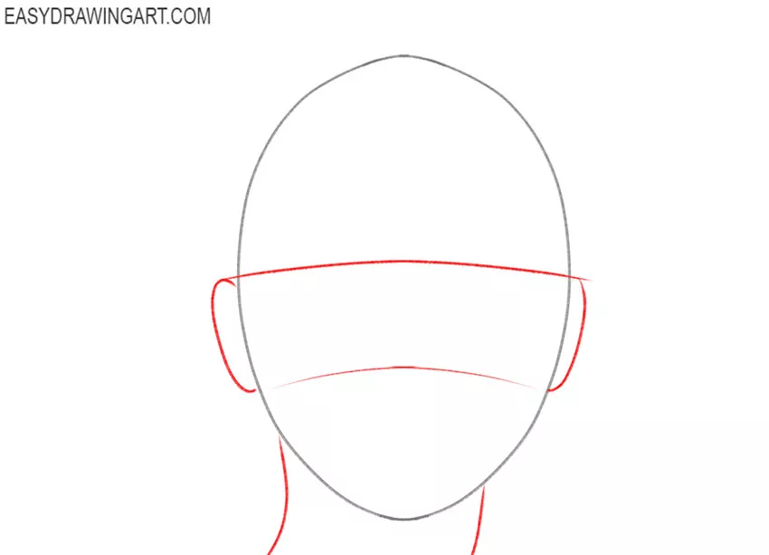 how to draw a girl face easy step by step