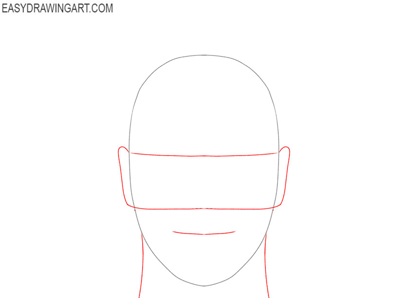 how to draw a person face for beginners