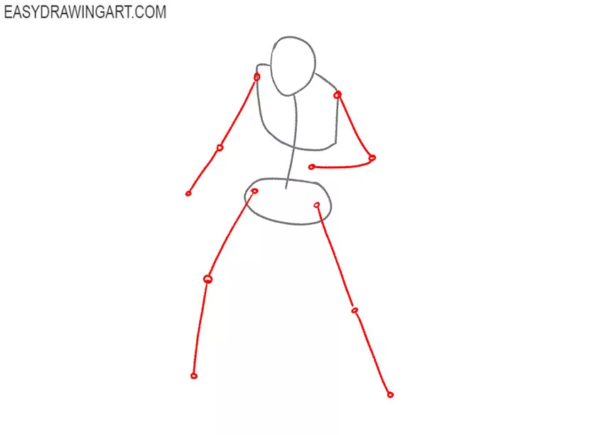 how to draw dabi step by step easy