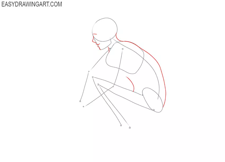 How to Draw a Sledding simple