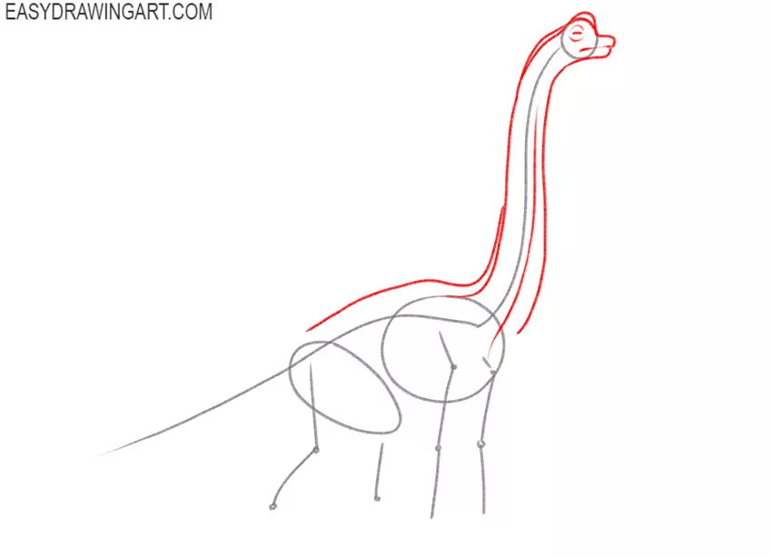 how to draw a brachiosaurus art hub