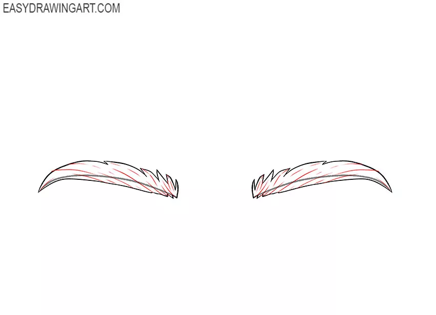 how to draw eyebrows drawing