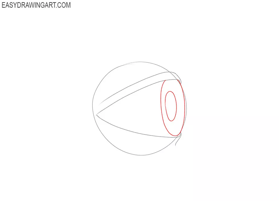 How to Draw an Eye from the Side easy